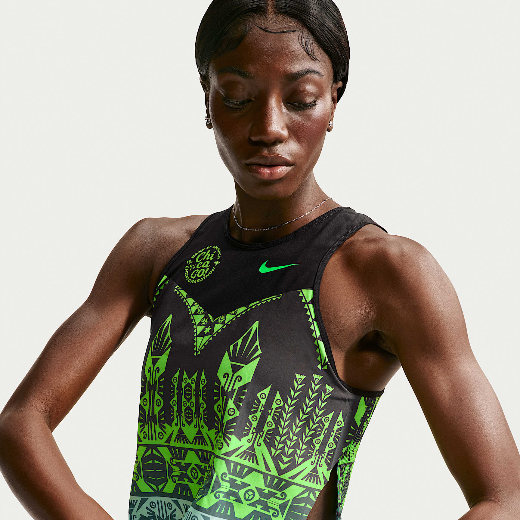 【美品】NIKEナイキ ノースカロライナ リバーシブルタンクトップ Nike AeroSwift Women's Dri-FIT ADV Cropped Running Tank Top. Nike.com